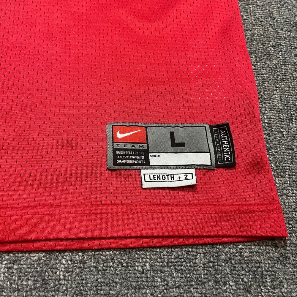 Nike Team Ohio State Buckeyes NCAA Football Jersey #7 Red White Size L - Picture 6 of 10